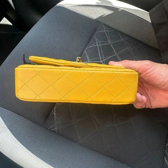 *RARE* CHANEL Yellow Mini Bag - Picture 5 of 8